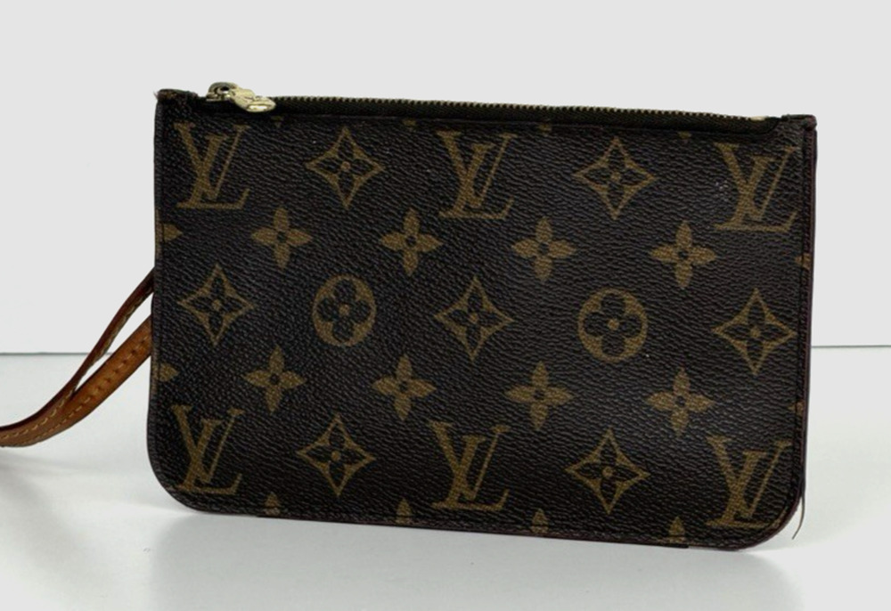 Louis Vuitton Neverfull PM Pouch/Bag in Brown Monogram Coated Canvas 2016 K-1